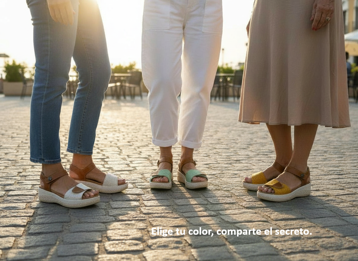 Sandalia plantilla modelo PERLA