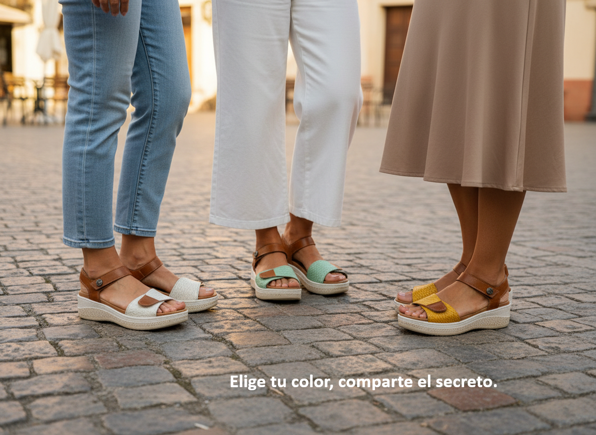Sandalia plantilla modelo TOPACIO