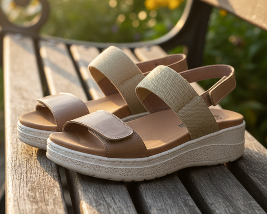 Sandalia plantilla modelo MENORCA-Taupe