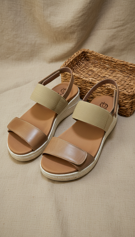 Sandalia plantilla modelo MENORCA-Taupe