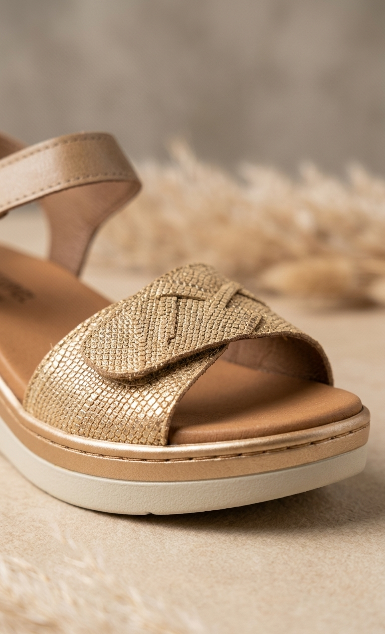 Sandalia plantilla plataforma modelo MONACO