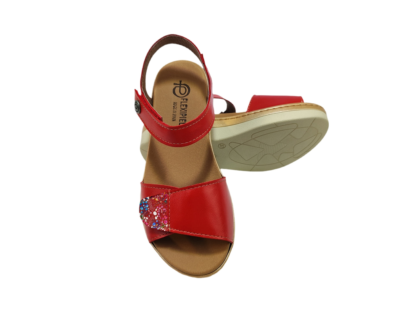 Sandalia plantilla plataforma modelo ROMA